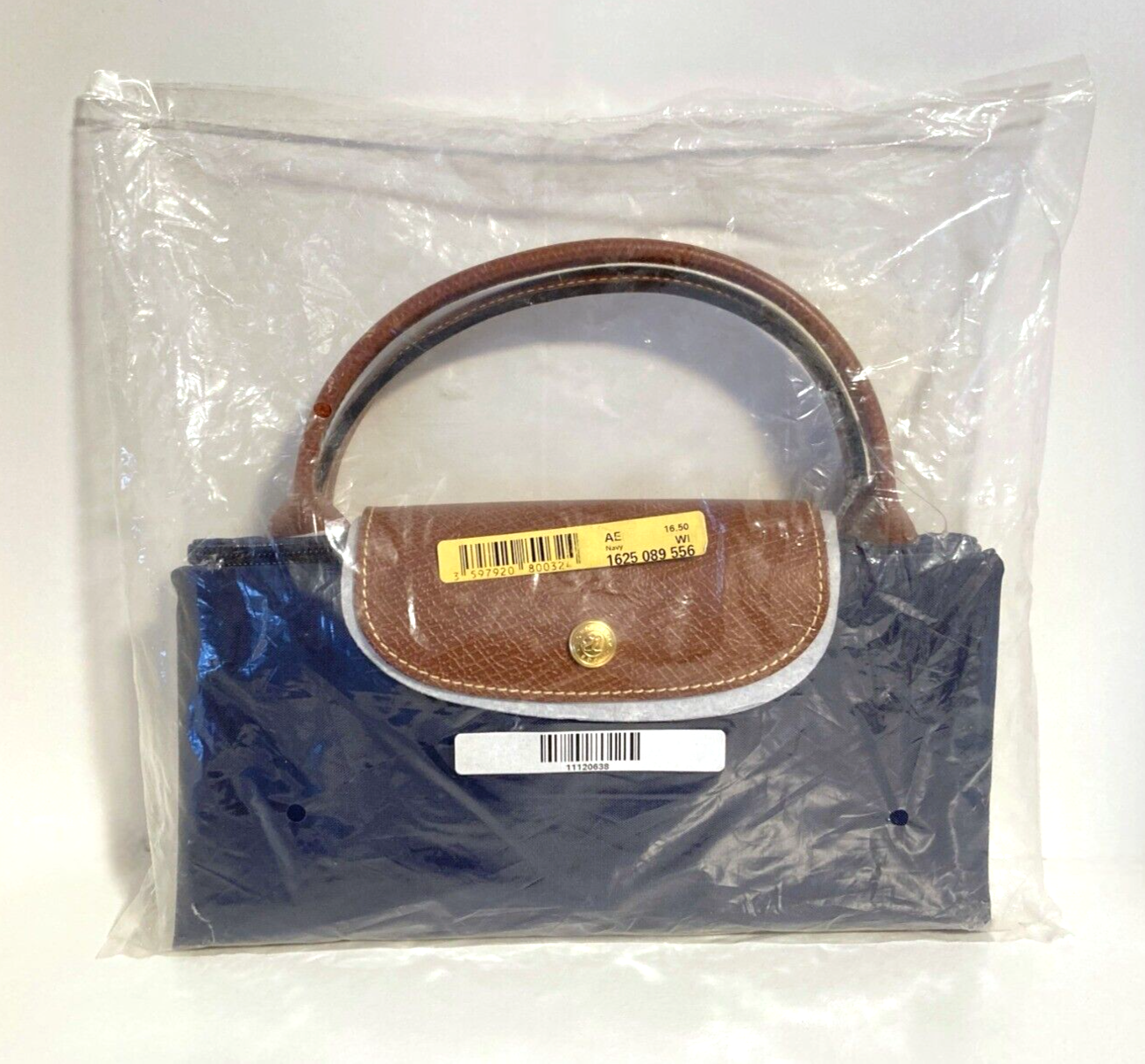 Neu LONGCHAMP LE PLIAGE MITTELGROSSE REISETASCHE - MARINEBLAU