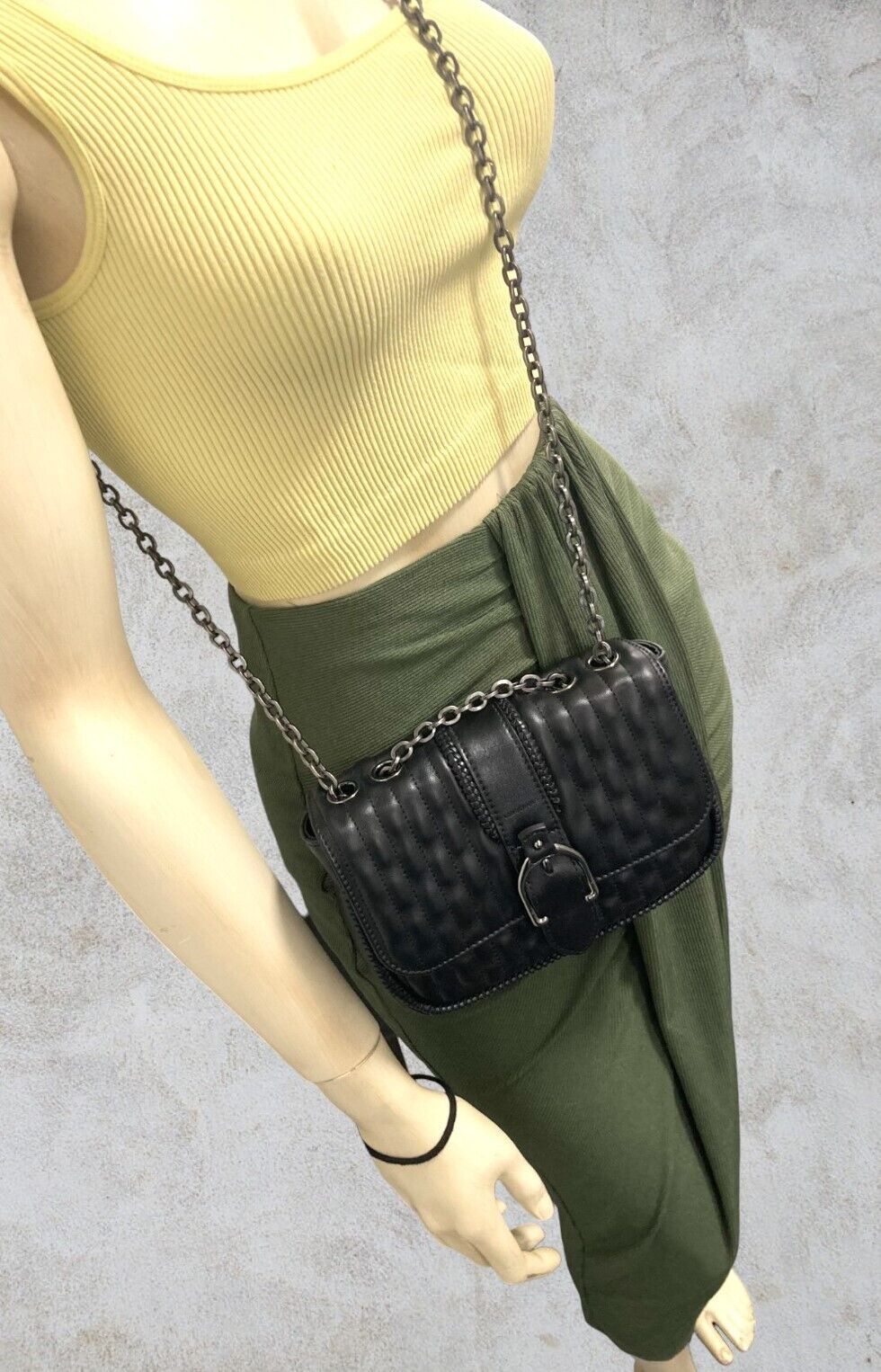 LONGCHAMP AMAZONE MATELASSE UMHÄNGETASCHE - S - SCHWARZ