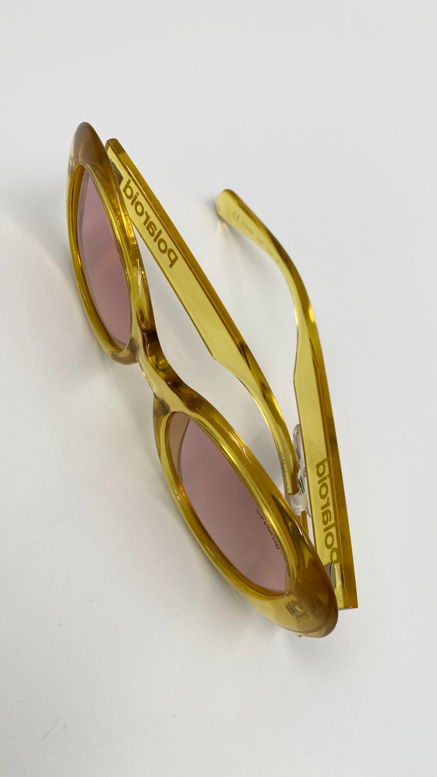 *NEW* POLAROID PLD6052/S-40G0F SUNGLASSES - YELLOW/PINK PURPLE