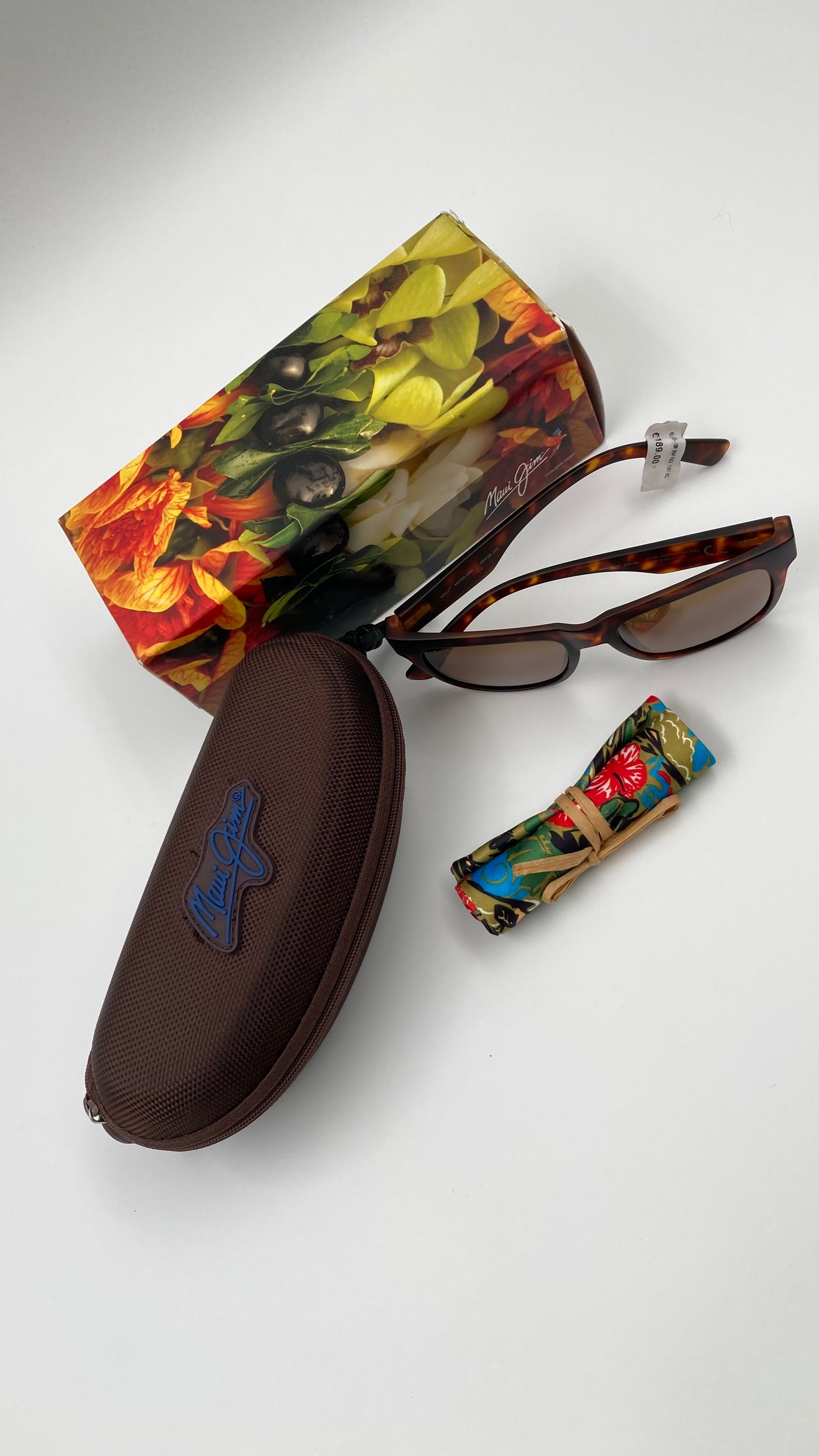 *NEW* MAUI JIM H730 - 10M SNAPBACK SUNGLASSES - TORT/HCL - BRONZE POLARIZED LENS