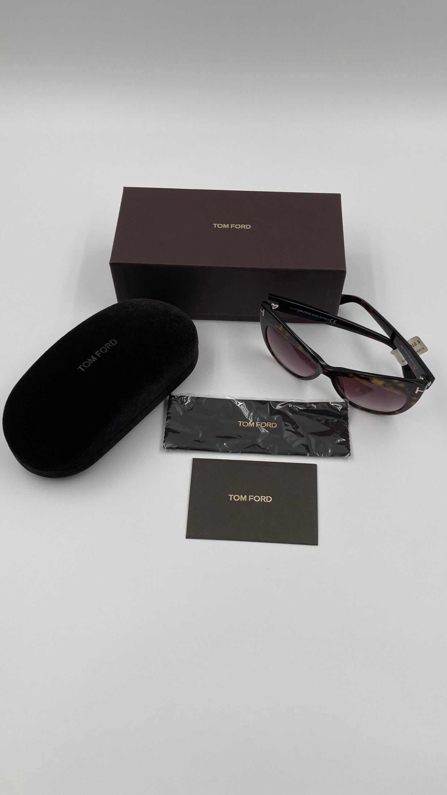 *NEW* TOM FORD FT0523 NIKA SUNGLASSES - DARK HAVANA BROWN