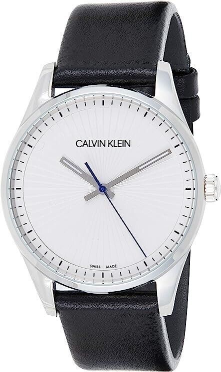 New Swiss Made CALVIN KLEIN Steadfast Silver Dial Men's Watch