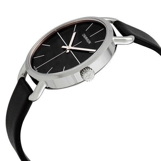 New Swiss Made CALVIN KLEIN Even Quartz Black Dial Ladies Watch