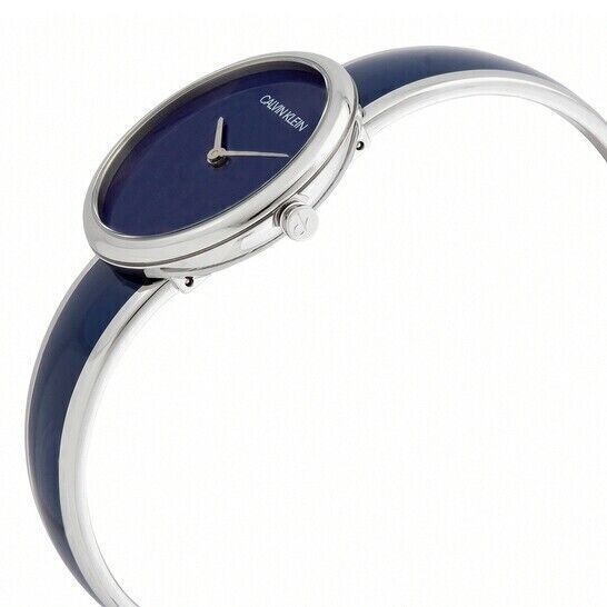 New Swiss Made CALVIN KLEIN Seduce Quartz Blue Dial Ladies Watch