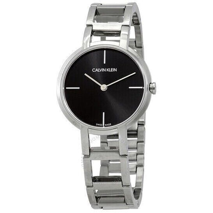 New Swiss Made CALVIN KLEIN Cheers Quartz Black Dial Ladies Watch