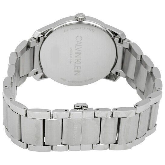 New Swiss Made CALVIN KLEIN City Extension Quartz Silver Dial Unisex Watch