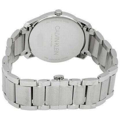 New Swiss Made CALVIN KLEIN City Extension Quartz Silver Dial Unisex Watch