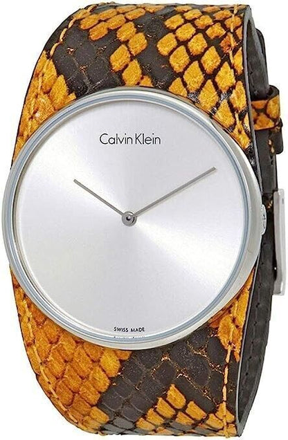 New Swiss Made CALVIN KLEIN Spellbound Silver Dial Ladies Watch