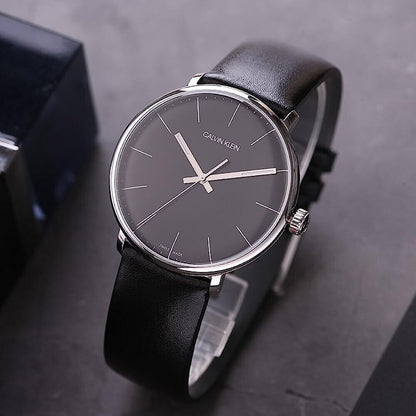 New Swiss Made CALVIN KLEIN High Noon Quartz Black Dial Men's Watch