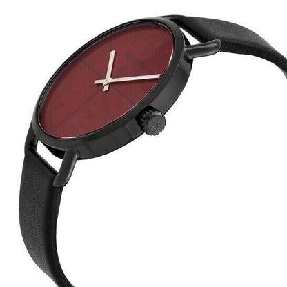 New Swiss Made CALVIN KLEIN Even Quartz Red Dial Ladies Watch