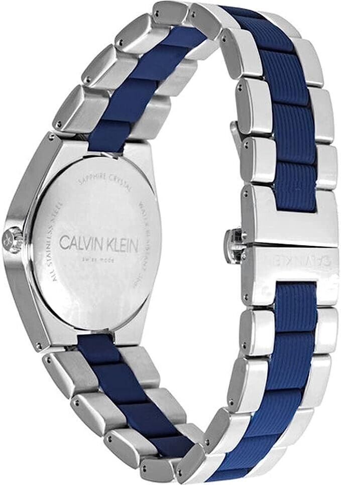 New Swiss Made CALVIN KLEIN Contrast Quartz Ladies Watch