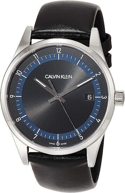 New Swiss Made CALVIN KLEIN Completion Quartz Black Dial Men's Watch