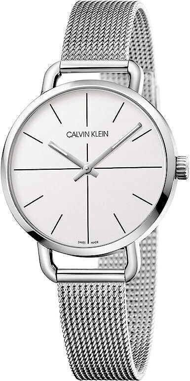 New Swiss Made CALVIN KLEIN Even Quartz White Dial Ladies Watch