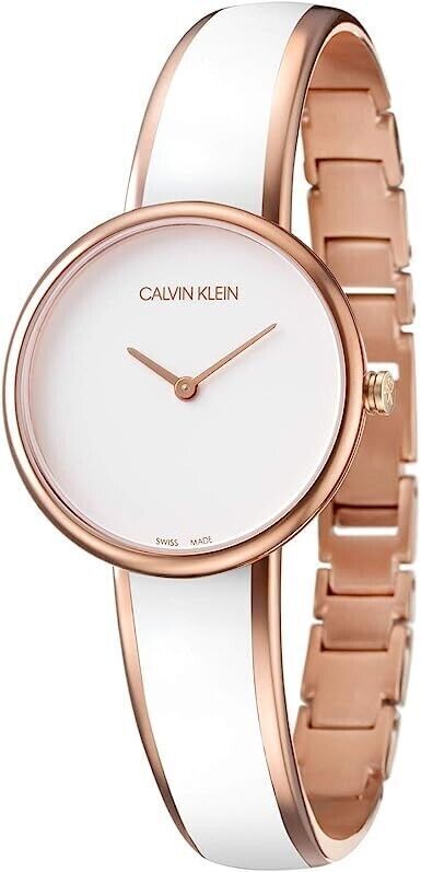 New Swiss Made CALVIN KLEIN Seduce Quartz White Dial Ladies Watch