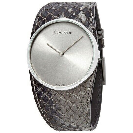 New Swiss Made CALVIN KLEIN Spellbound Grey Dial Ladies Watch