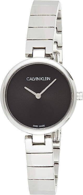 New Swiss Made CALVIN KLEIN Authentic Quartz Black Dial Ladies Watch