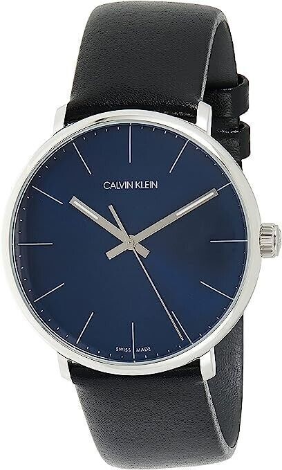 New Swiss Made CALVIN KLEIN High Noon Quartz Blue Dial Men's Watch