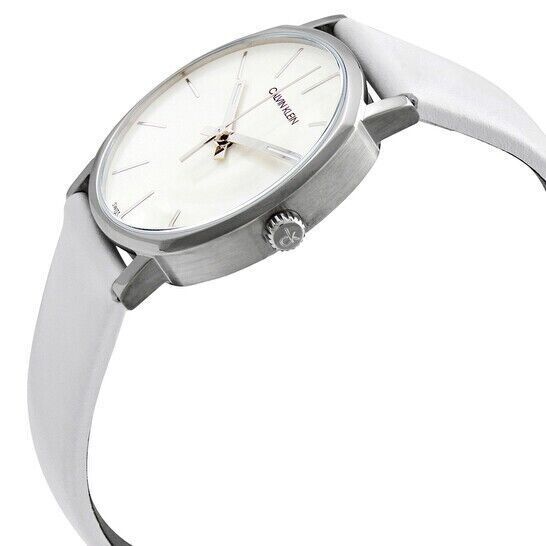 New Swiss Made CALVIN KLEIN Posh Quartz White Dial Ladies Watch