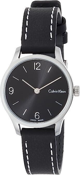 New Swiss Made CALVIN KLEIN Endless Quartz Black Dial Ladies Watch