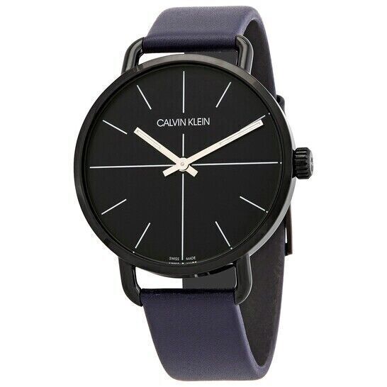 New Swiss Made CALVIN KLEIN Even Quartz Blue Dial Ladies Watch