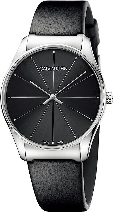 New Swiss Made CALVIN KLEIN Classic Quartz Black Dial Ladies Watch