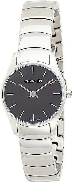 New Swiss Made CALVIN KLEIN Classic Quartz Black Dial Ladies Watch