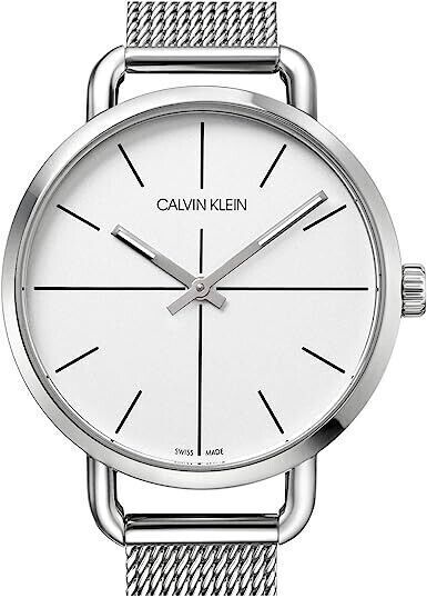 New Swiss Made CALVIN KLEIN Even Quartz White Dial Ladies Watch