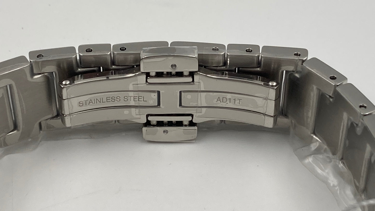 Neue, in der Schweiz hergestellte CALVIN KLEIN Step Damenuhr mit schwarzem Zifferblatt