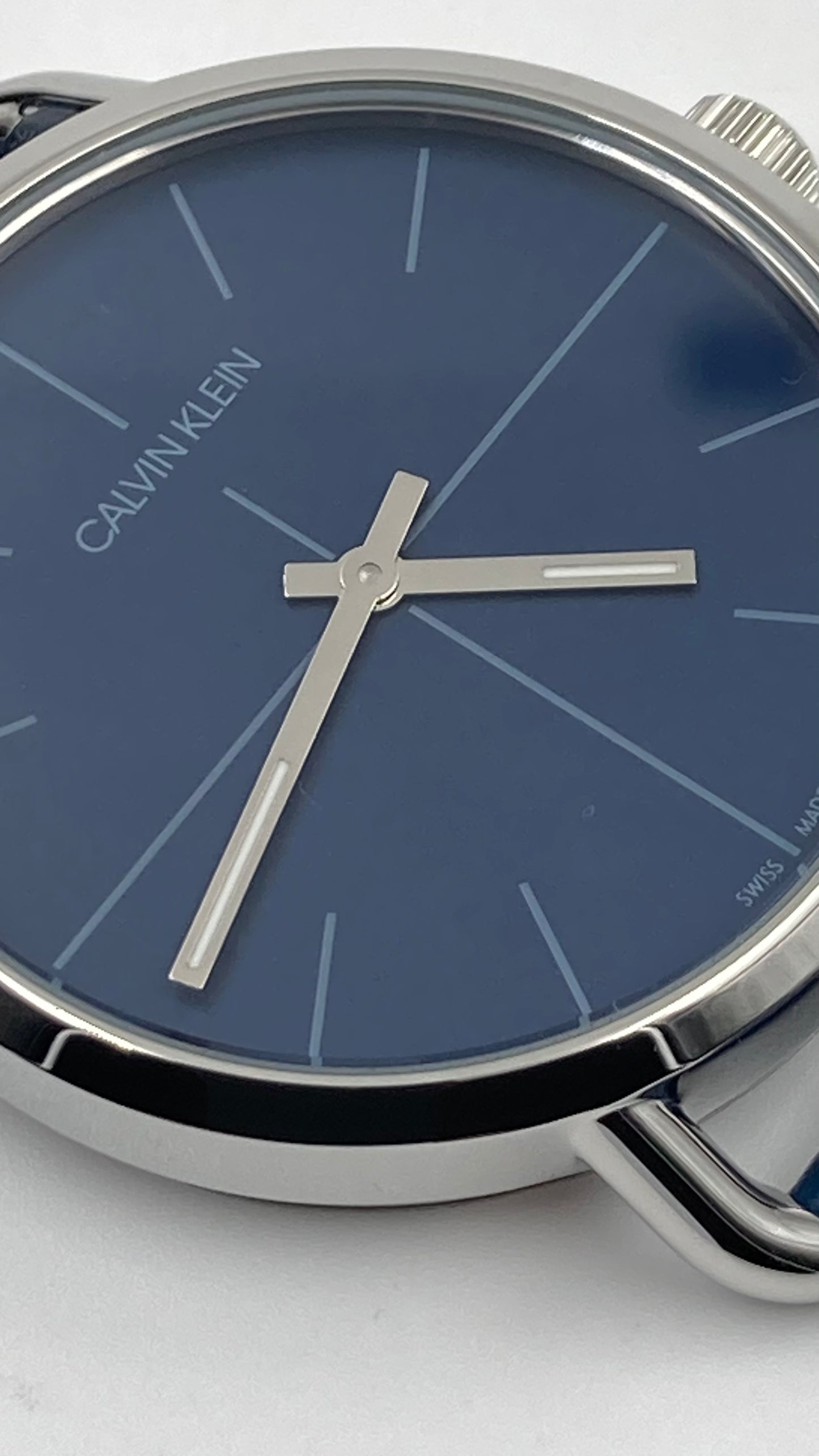 New Swiss Made CALVIN KLEIN Even Quartz Blue Dial Ladies Watch