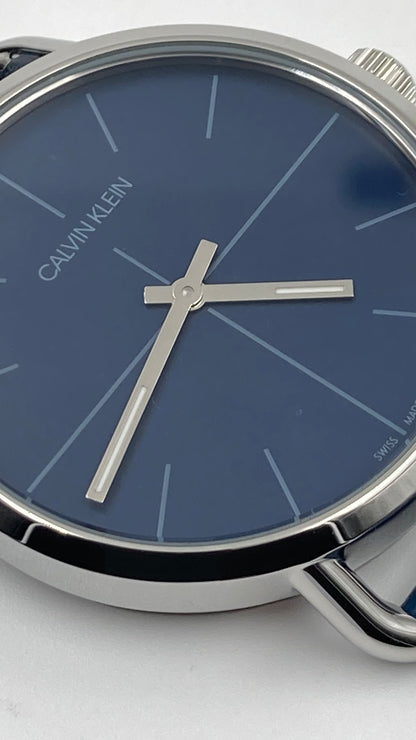 New Swiss Made CALVIN KLEIN Even Quartz Blue Dial Ladies Watch