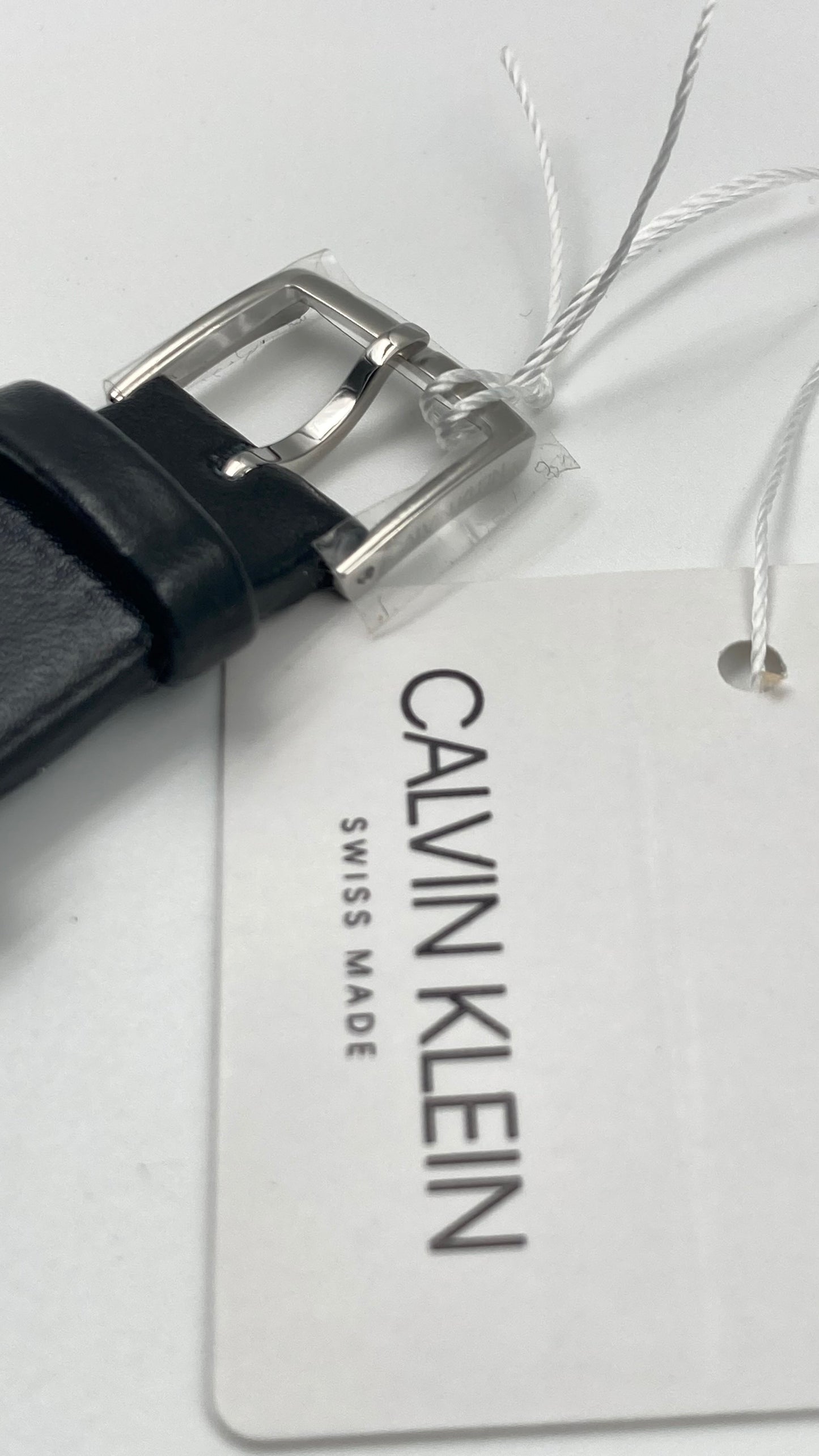 New Swiss Made CALVIN KLEIN Classic Quartz Silver Dial Ladies Watch