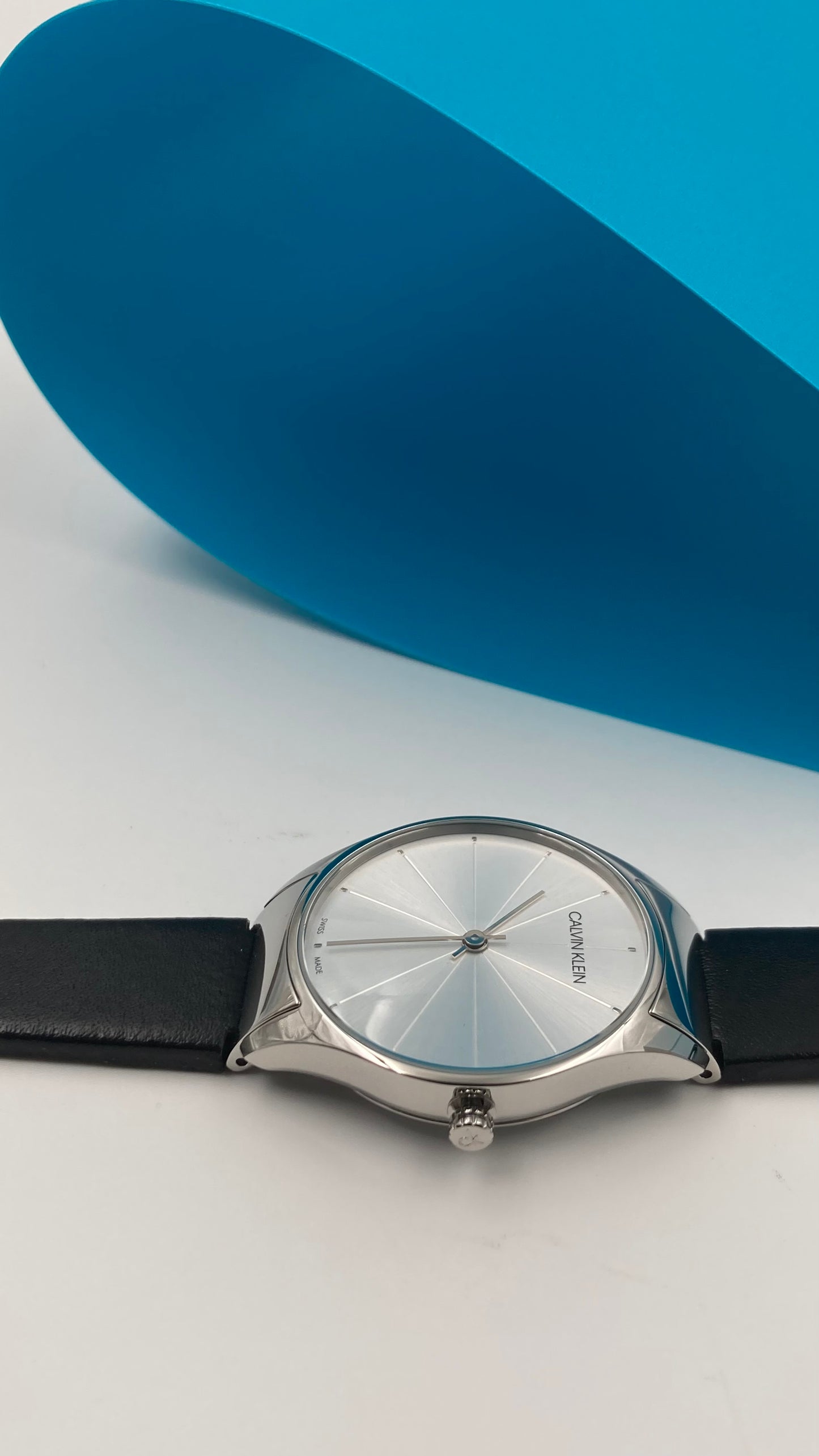 New Swiss Made CALVIN KLEIN Classic Quartz Silver Dial Ladies Watch