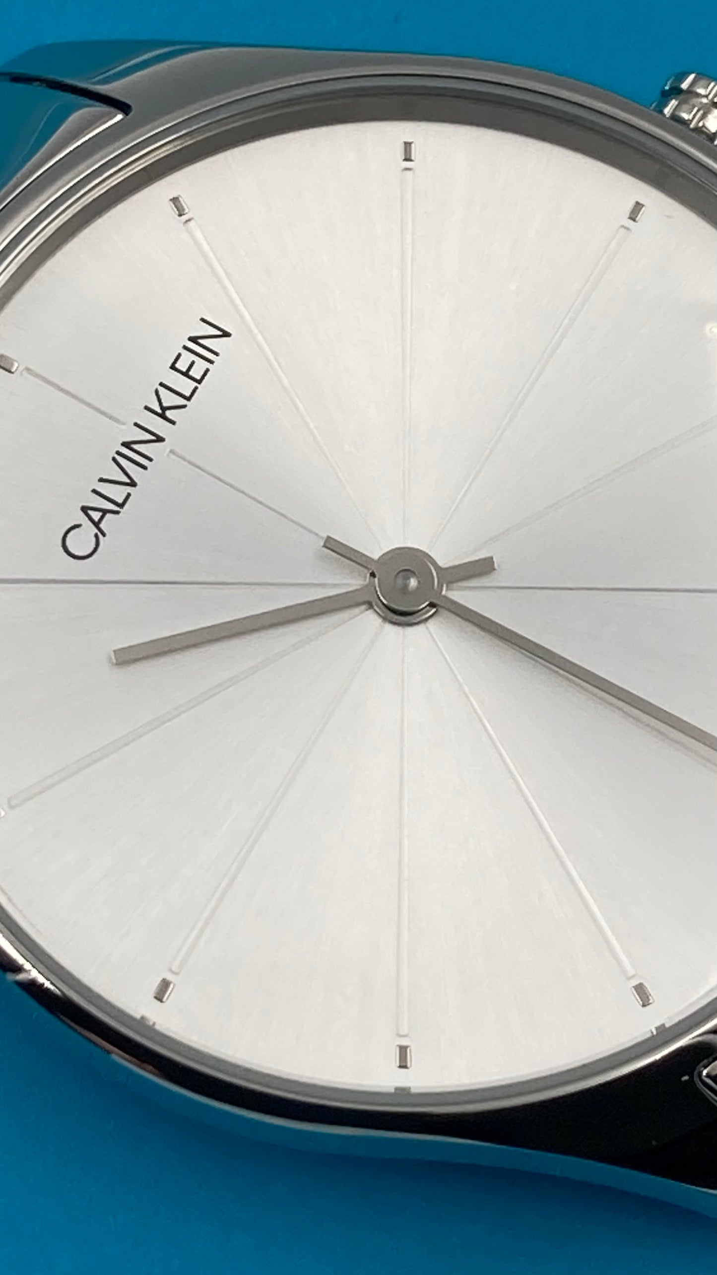 New Swiss Made CALVIN KLEIN Classic Quartz Silver Dial Ladies Watch