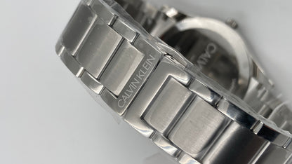 New Swiss Made CALVIN KLEIN Quartz Grey Dial Men's Watch