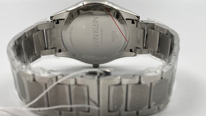 New Swiss Made CALVIN KLEIN Quartz Grey Dial Men's Watch