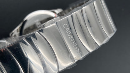 New Swiss Made CALVIN KLEIN Watch Classic Quartz Black Dial Men's Watch