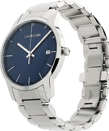 New Swiss Made CALVIN KLEIN City Quartz Blue Dial Men's Watch