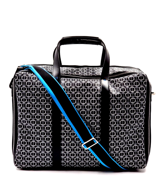 Neu DAVIDOFF LG COLORAMA SOFT SUITCASE 2 REISSVERSCHLÜSSE - SCHWARZ