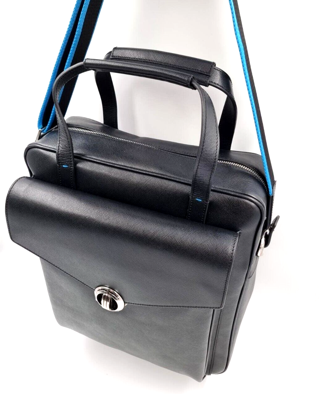 Neu DAVIDOFF LLG SAFFIANO ICON TOTE BAG - SCHWARZ