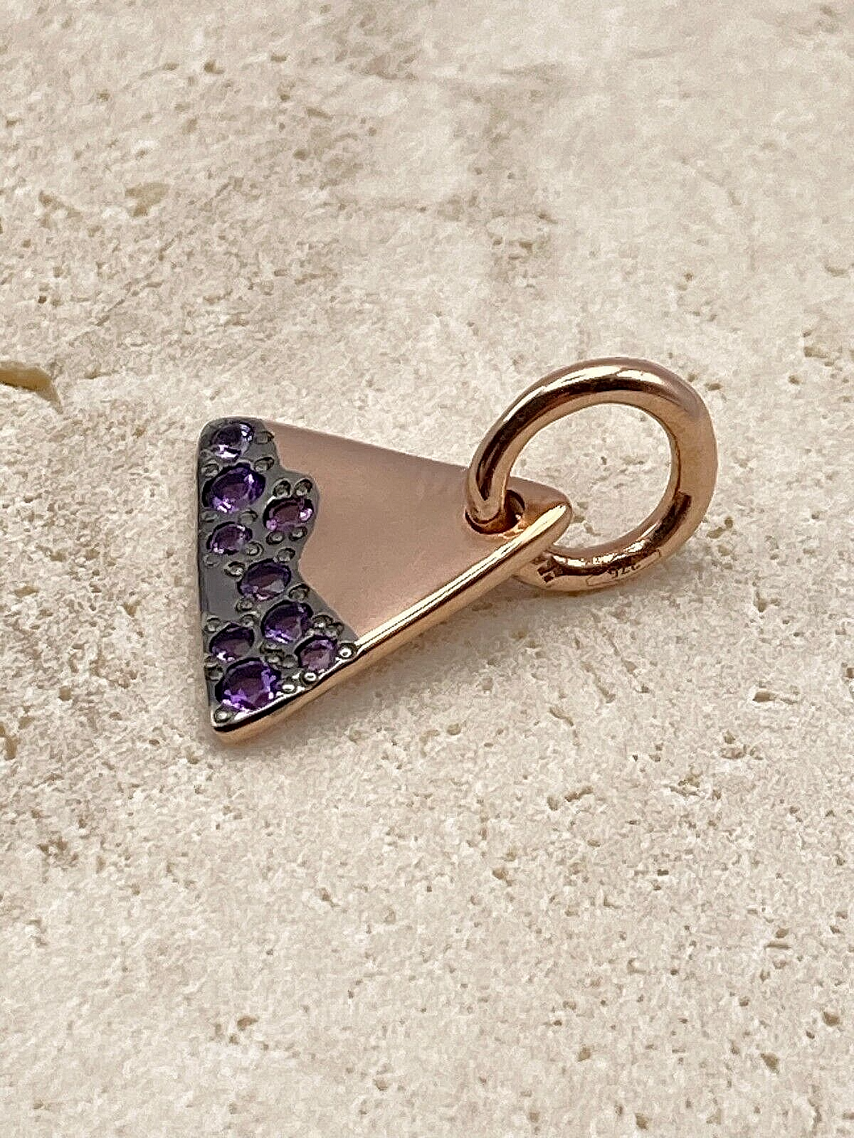 New DODO PRECIOUS TAG - 9KT GOLD/VIOLET AMETHYST