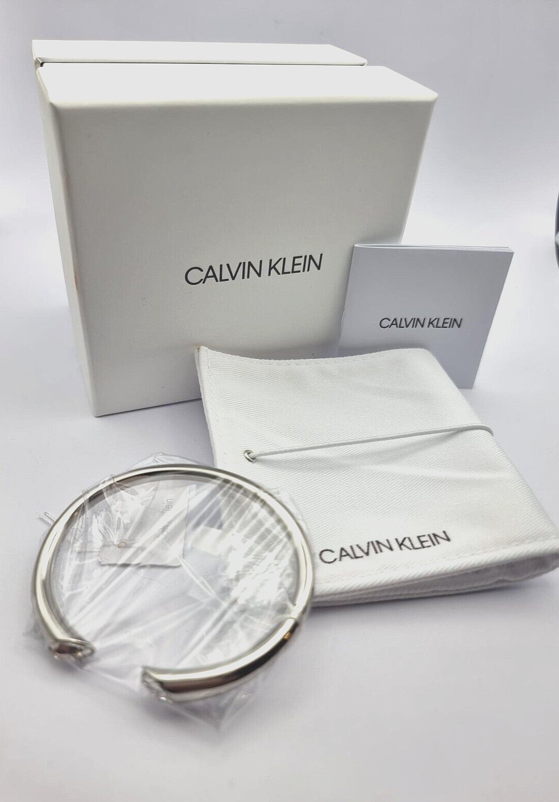 New CALVIN KLEIN OPEN BRILLIANT ARMREIF EDELSTAHL - M