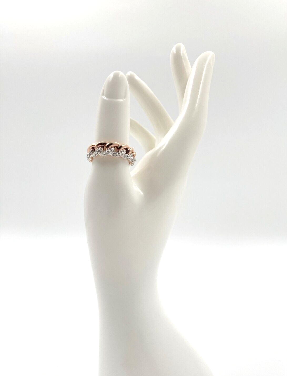 New SWAROVSKI LANE RING - ROSE GOLD - SIZE 60