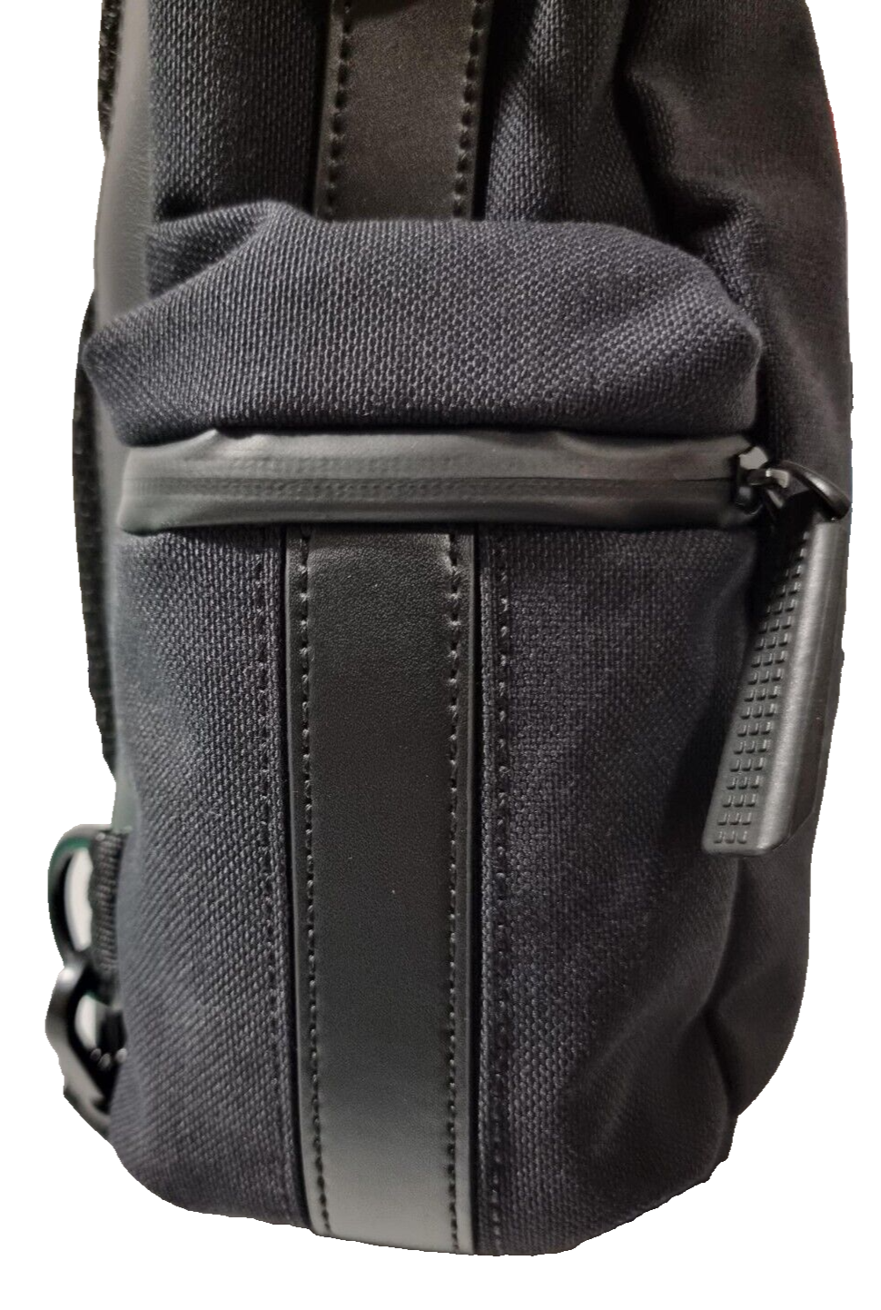 New BRIC´S MOLESKINE ROLL - TOP MESSENGER BAG - BLACK