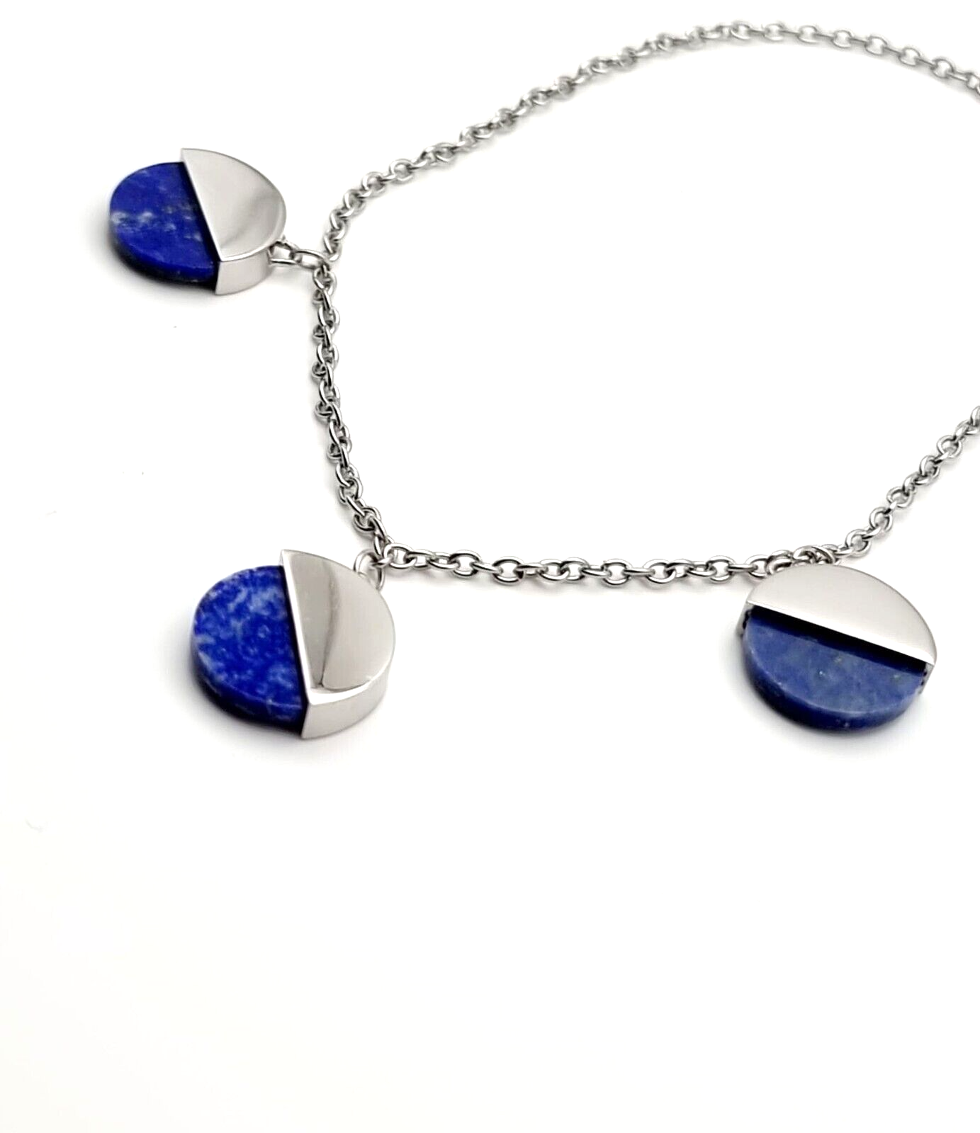 Neu CALVIN KLEIN SPICY KJ8RLB040200 EDELSTAHLARMBAND - BLAUER STEIN