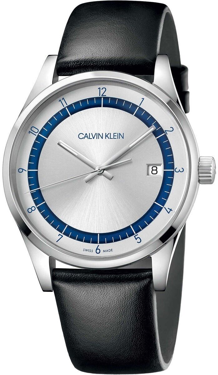 New Swiss Made CALVIN KLEIN Completion Silver Dial Men's Quartz Watch