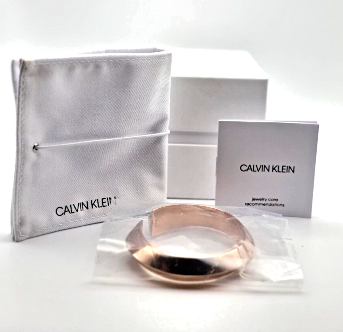 New CALVIN KLEIN ARMREIF SHAPE ROSEGOLD - MEDIUM