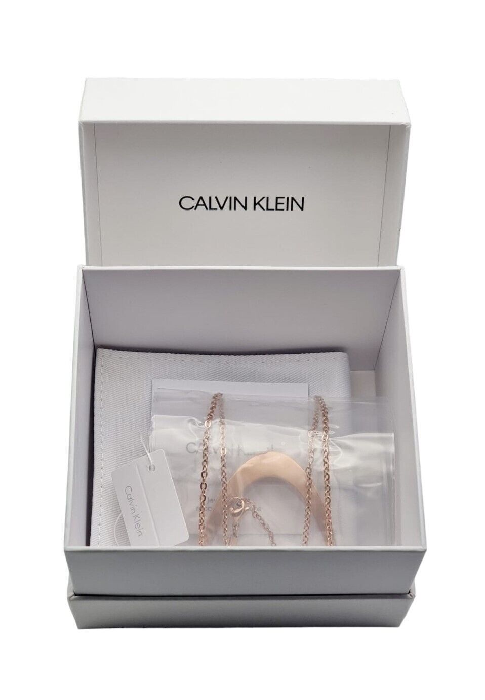 New CALVIN KLEIN SHADE KJ3YPN100100 STAINLESS STEEL NECKLACE  - ROSE GOLD