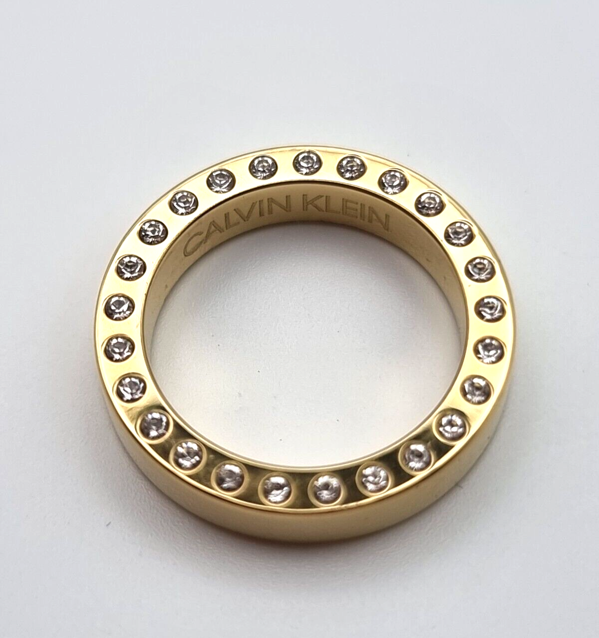 Neu CALVIN KLEIN RING HAKEN GOLD – GR. 50