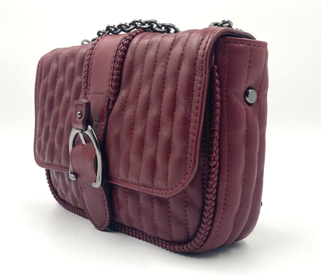 LONGCHAMP AMAZONE MATELASSE CROSS BODY - S - BURGUNDY