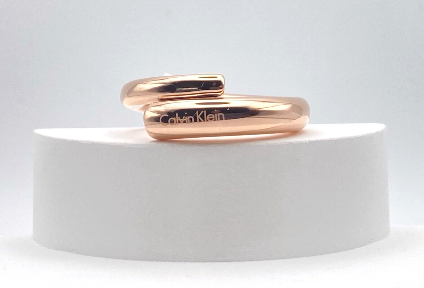 New CALVIN KLEIN SCENT RING KJ5GPR100108 - ROSE GOLD - SIZE 57